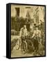 Marie and Pierre Curie the Two Scientists Set out on a Sunday Afternoon Cycle Ride-null-Framed Stretched Canvas