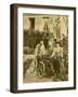 Marie and Pierre Curie the Two Scientists Set out on a Sunday Afternoon Cycle Ride-null-Framed Photographic Print