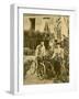 Marie and Pierre Curie the Two Scientists Set out on a Sunday Afternoon Cycle Ride-null-Framed Photographic Print