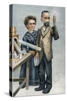 Marie And Pierre Curie-null-Stretched Canvas