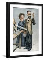 Marie And Pierre Curie-null-Framed Premium Giclee Print