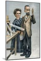 Marie And Pierre Curie-null-Mounted Giclee Print