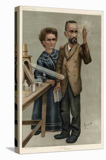 Marie and Pierre Curie-null-Stretched Canvas