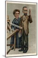 Marie and Pierre Curie-null-Mounted Art Print