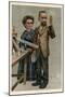 Marie and Pierre Curie-null-Mounted Art Print