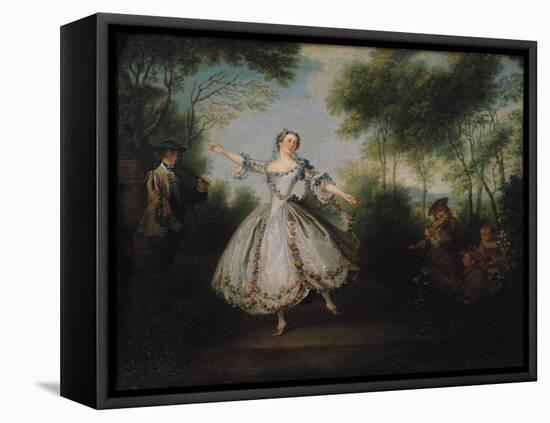 Marie-Anne Cuppi (1710-70) known as La Camargo, Dancing, 1730-Nicolas Lancret-Framed Stretched Canvas