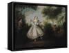 Marie-Anne Cuppi (1710-70) known as La Camargo, Dancing, 1730-Nicolas Lancret-Framed Stretched Canvas