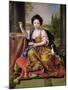 Marie-Anne De Bourbon (1666-1739) Mademoiselle De Blois, Blowing Soap Bubbles-Pierre Mignard-Mounted Giclee Print