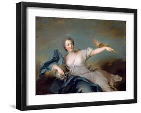 Marie-Anne De Nesle, Marquise De La Tournelle, Duchesse De Châteauroux (1717-174)-Jean-Marc Nattier-Framed Giclee Print