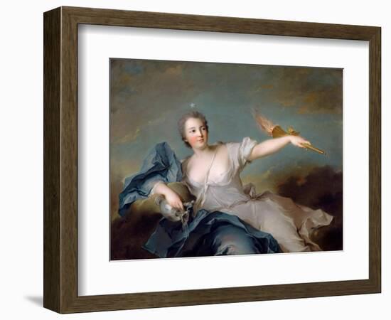 Marie-Anne De Nesle, Marquise De La Tournelle, Duchesse De Châteauroux (1717-174)-Jean-Marc Nattier-Framed Giclee Print