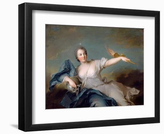 Marie-Anne De Nesle, Marquise De La Tournelle, Duchesse De Châteauroux (1717-174)-Jean-Marc Nattier-Framed Giclee Print