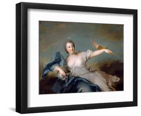 Marie-Anne De Nesle, Marquise De La Tournelle, Duchesse De Châteauroux (1717-174)-Jean-Marc Nattier-Framed Giclee Print