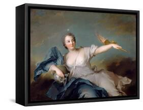 Marie-Anne De Nesle, Marquise De La Tournelle, Duchesse De Châteauroux (1717-174)-Jean-Marc Nattier-Framed Stretched Canvas