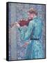 Marie-Anne Weber Playing the Violin, 1903-Theo van Rysselberghe-Framed Stretched Canvas