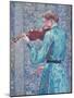 Marie-Anne Weber Playing the Violin, 1903-Theo van Rysselberghe-Mounted Giclee Print