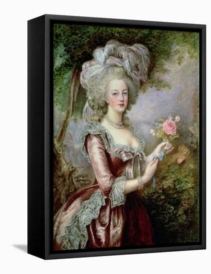 Marie Antoinette (1755-93) after Vigee-Lebrun-Louise Campbell Clay-Framed Stretched Canvas