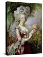 Marie Antoinette (1755-93) after Vigee-Lebrun-Louise Campbell Clay-Stretched Canvas