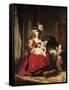 Marie-Antoinette (1755-93) and Her Four Children, 1787-Elisabeth Louise Vigee-LeBrun-Framed Stretched Canvas
