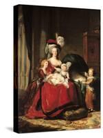 Marie-Antoinette (1755-93) and Her Four Children, 1787-Elisabeth Louise Vigee-LeBrun-Stretched Canvas