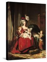 Marie-Antoinette (1755-93) and Her Four Children, 1787-Elisabeth Louise Vigee-LeBrun-Stretched Canvas