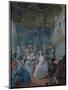 Marie Antoinette (1755-93) in Her Chamber at Versailles in 1777-Jacques Fabien Gautier d'Agoty-Mounted Giclee Print