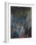 Marie Antoinette (1755-93) in Her Chamber at Versailles in 1777-Jacques Fabien Gautier d'Agoty-Framed Giclee Print
