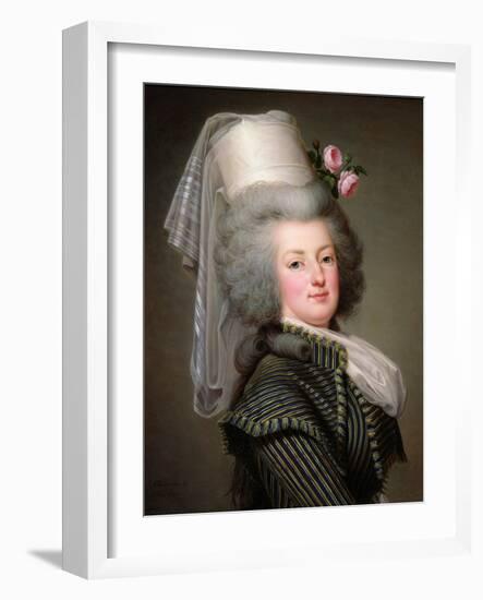 Marie-Antoinette (1755-93) of Habsbourg-Lorraine, Archduchess of Austria, Queen of France-Adolf Ulrich Wertmuller-Framed Giclee Print