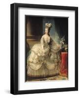 Marie Antoinette (1755-93) Queen of France, 1779-Elisabeth Louise Vigee-LeBrun-Framed Giclee Print