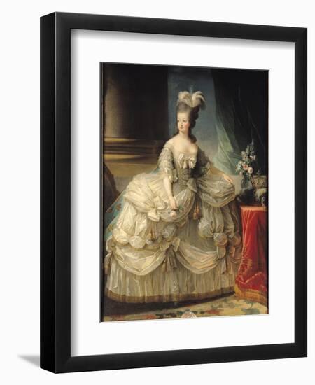 Marie Antoinette (1755-93) Queen of France, 1779-Elisabeth Louise Vigee-LeBrun-Framed Giclee Print