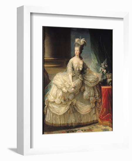 Marie Antoinette (1755-93) Queen of France, 1779-Elisabeth Louise Vigee-LeBrun-Framed Giclee Print