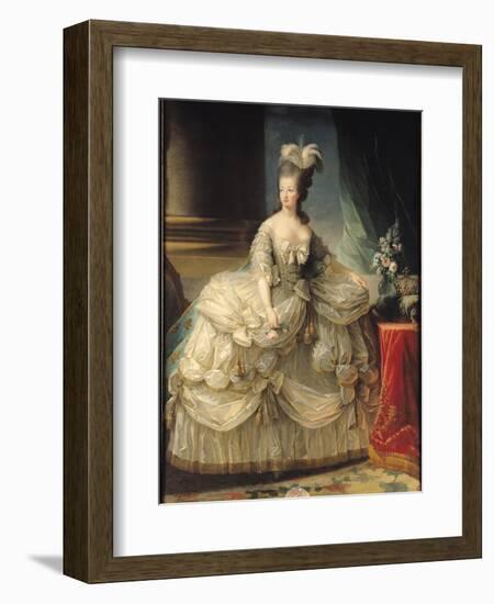 Marie Antoinette (1755-93) Queen of France, 1779-Elisabeth Louise Vigee-LeBrun-Framed Premium Giclee Print