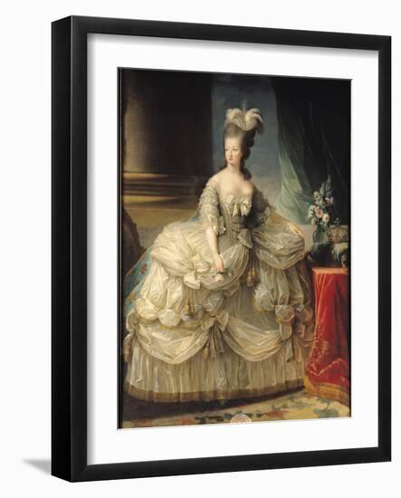 Marie Antoinette (1755-93) Queen of France, 1779-Elisabeth Louise Vigee-LeBrun-Framed Giclee Print