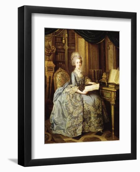 Marie Antoinette, 1755-93 Queen of France, as Dauphine-Lié-Louis Perin-Salbreux-Framed Premium Giclee Print