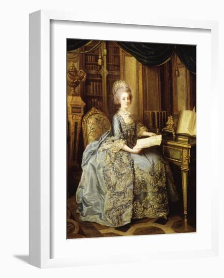 Marie Antoinette, 1755-93 Queen of France, as Dauphine-Lié-Louis Perin-Salbreux-Framed Giclee Print