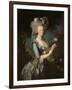 Marie Antoinette (1755-93) with a Rose, 1783-Elisabeth Louise Vigee-LeBrun-Framed Premium Giclee Print