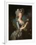 Marie Antoinette (1755-93) with a Rose, 1783-Elisabeth Louise Vigee-LeBrun-Framed Premium Giclee Print