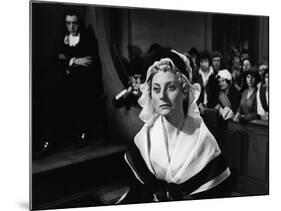 MARIE-ANTOINETTE, 1955 directed by JEAN DELANNOY Michele Morgan (b/w photo)-null-Mounted Photo