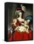 Marie-Antoinette and Her Four Children, 1787-Elisabeth Louise Vigee-LeBrun-Framed Stretched Canvas