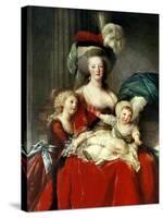 Marie-Antoinette and Her Four Children, 1787-Elisabeth Louise Vigee-LeBrun-Stretched Canvas