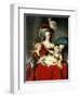 Marie-Antoinette and Her Four Children, 1787-Elisabeth Louise Vigee-LeBrun-Framed Premium Giclee Print