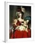 Marie-Antoinette and Her Four Children, 1787-Elisabeth Louise Vigee-LeBrun-Framed Giclee Print