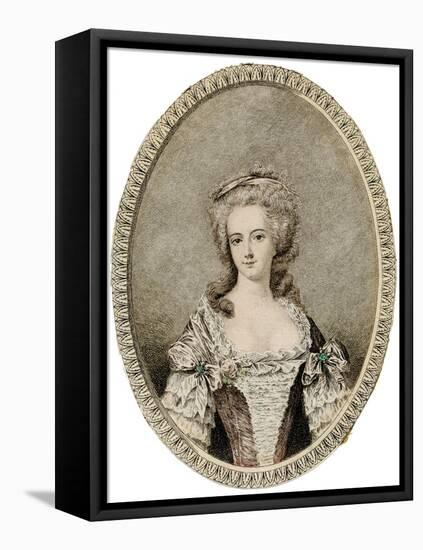 Marie Antoinette, Anon-null-Framed Stretched Canvas