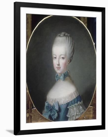 Marie-Antoinette, archiduchesse d'Autriche, future Dauphine de France (1755-1793)-Joseph Ducreux-Framed Giclee Print