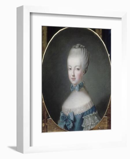 Marie-Antoinette, archiduchesse d'Autriche, future Dauphine de France (1755-1793)-Joseph Ducreux-Framed Giclee Print