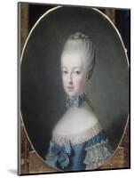 Marie-Antoinette, archiduchesse d'Autriche, future Dauphine de France (1755-1793)-Joseph Ducreux-Mounted Giclee Print