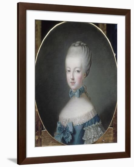 Marie-Antoinette, archiduchesse d'Autriche, future Dauphine de France (1755-1793)-Joseph Ducreux-Framed Giclee Print