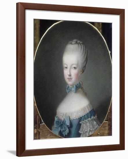 Marie-Antoinette, archiduchesse d'Autriche, future Dauphine de France (1755-1793)-Joseph Ducreux-Framed Giclee Print