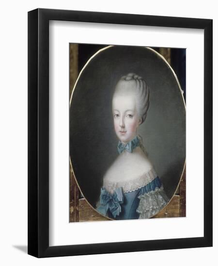 Marie-Antoinette, archiduchesse d'Autriche, future Dauphine de France (1755-1793)-Joseph Ducreux-Framed Premium Giclee Print