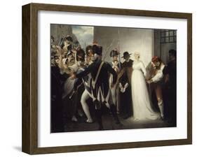 Marie-Antoinette conduite à son exécution, le 16 octobre 1793-William Hamilton-Framed Giclee Print