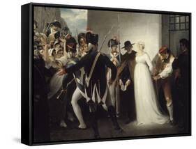 Marie-Antoinette conduite à son exécution, le 16 octobre 1793-William Hamilton-Framed Stretched Canvas